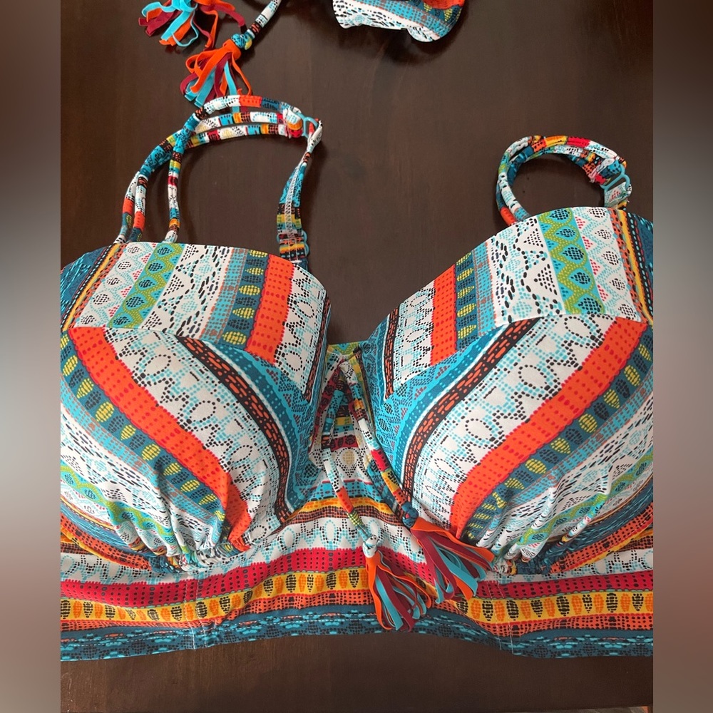 Tribal Print Bikini - image 1